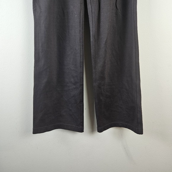 Eileen Fisher Brown Ponte Rayon Nylon Spandex Trouser Pant Size Small Minimalist - Picture 2 of 6